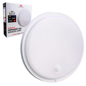 Lampa LED z czujnikiem ruchu Maclean MCE525 W, czujnik PIR, kolor biały, 10W, IP65, 1000lm, barwa neutralna