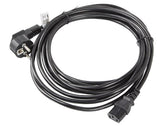Kabel zasilający Lanberg CEE 7/7 -> IEC 320 C13 5m VDE czarny