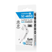 Ładowarka sieciowa everActive SC-465Q GaN 2x USB-C PD QC3.0 45W