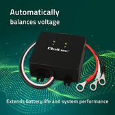 Balanser napięcia Qoltec 24V do akumulatorów 2x12V | 5A | LiFePO4 AGM GEL