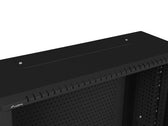 Szafa instalacyjna Rack Wisząca 19" 6U+3U 540x200 Niskoprofilowa Czarna Lanberg (złożona)