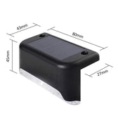 Lampa solarna schodowa tarasowa LED Maclean MCE319 IP44 4000K Ni-MH 100 mAh, 80x45x45mm czuj. zmierzchu