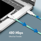 Kabel USB 2.0 LogiLink CU0348 USB-C - USB-C, M/M, 480 Mb/s, 60 W, zielony, 1,5m