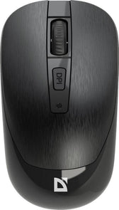 Mysz bezprzewodowa Defender WAVE MM-995 optyczna bezklikowa silent 1600dpi czarna