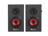 Głośniki Genesis Helium 200 2.0 20W RMS czarno-czerwone