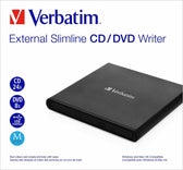 Nagrywarka zewnętrzna Verbatim CD/DVD RW USB 2.0 SLIM LIGHT