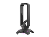 Hub USB Genesis VANAD 500 + Mouse Bungee + uchwyt na słuchawki podświetlenie