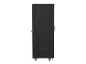 Szafa instalacyjna Rack stojąca 19" 32U 600x600 czarna Lanberg (flat pack)
