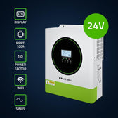 Inwerter solarny Qoltec hybrydowy Off-Grid 3500W | 100A | 24V | MPPT | BMS | opcja Wi-Fi | Sinus | Power Factor 1.0
