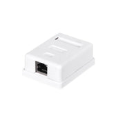 Gniazdo natynkowe kompletne 1xRJ45 8p8c FTP Cat5e LSA Netrack