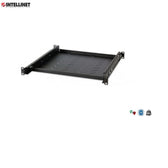 Półka do szafy 19" Intellinet 415mm 1U wysuwana 430-665m, czarna