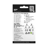 Dysk SSD Silicon Power A80 1TB M.2 PCIe Gen3x4 NVMe (3400/3000 MB/s) 2280