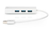 Hub/Koncentrator 3-portowy DIGITUS USB 3.0 SuperSpeed z Gigabit LAN adapter
