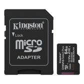 Karta pamięci Kingston microSD Canvas Select Plus Gen3 64GB UHS-I Class 10 + adapter