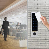 Zamek szyfrowy Qoltec TITAN z czytnikiem linii papilarnych | RFID | BT 4.0 | kod | karta | brelok | dzwonek | IP68 | EM