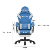 Fotel gamingowy Huzaro Force 3.7 Blue
