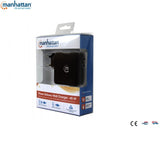 Zasilacz sieciowy Manhattan Power Delivery 230V USB-C, 45W USB-A 5V