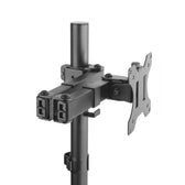 Uchwyt biurkowy LCD/LED Techly 13"-32" 2x8kg, 2 monitory