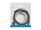 Kabel zasilający Lanberg CEE 7/7 -> IEC 320 C5 notebook (miki) 3m VDE czarny