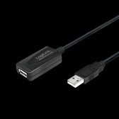 Kabel USB LogiLink UA0143 USB 2.0, aktywny wzmacniacz, 10m