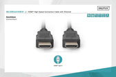 Kabel HDMI DIGITUS AK-330114-020-S Highspeed 1.4 z Eth. HDMI A/HDMI A 2m