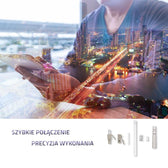 Złącza światłowodowe Qoltec LC | Multimode | 2.0mm | Zestaw montażowy | 200szt.