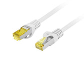 Patchcord Lanberg S/FTP kat.6A 15m LSZH CU fluke passed szary