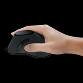 Mysz przewodowa LogiLink ID0158 ergonomiczna,1000 dpi czarna