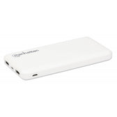 Powerbank Manhattan 10000mAh 2x USB-A 2.1A/1A Kabel USB 2w1