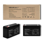 Akumulator AGM Qoltec 6V | 12Ah