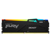 Pamięć DDR5 Kingston FURY Beast RGB 16GB (2x8GB) 5600MHz CL40 1,25V Czarna