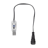 Girlanda ogrodowa solarna LED 2w1 Maclean MCE424, IP44, 3W, 10lm, 3000K, akumulator 2*600 mAh, 5V DC, 7m