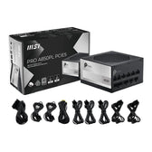 Zasilacz MSI PRO A850PL PCIE5 850W 120mm 80plus Platinum aPFC