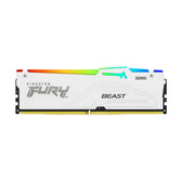 Pamięć DDR5 Kingston FURY Beast RGB 32GB (1x32GB) 6000MHz CL36 1,25V White