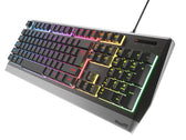 Klawiatura przewodowa Genesis Rhod 300 RGB Gaming czarna