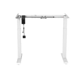 Biurko elektryczne regulacja wys. Ergo Office ER-403W, max wys 123cm, max 70 kg, bez blatu do pracy stojąco siedzącej, białe