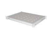 Półka wysuwana do szaf Rack 19" Lanberg szara 1U/445x350mm udźwig do 35kg, montaż 4 punktowy