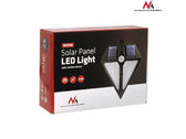 Lampa solarna Maclean MCE168 ścienna 6 LED z czujnikiem ruchu 2x solar