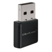Karta sieciowa Qoltec Bezprzewodowy Ultra szybki mini adapter NANO WiFi | Standard N | USB 2.0 | 300Mbps