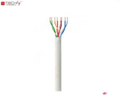 Kabel instalacyjny TechlyPro skrętka Cat6 U/UTP linka 100m, CCA szary