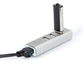 Hub/Koncentrator 3-portowy DIGITUS USB 2.0 HighSpeed Typ C z Fast Ethernet LAN adapter