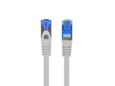 Patchcord Lanberg S/FTP kat.6A 0,25m LSZH CCA fluke passed szary