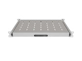 Półka wysuwana do szaf Rack 19" Lanberg szara 1U/445x350mm udźwig do 35kg, montaż 4 punktowy