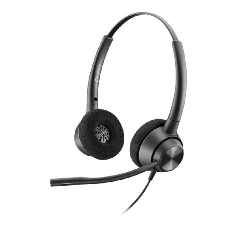Słuchawki przewodowe Poly EncorePro 320 Binaural z szybkim odłączaniem TAA