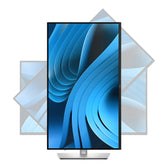Monitor Dell 27" P2725QE (210-BRDS) IPS 4K UHD 100Hz HDMI DP HUB RJ45