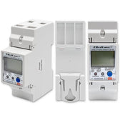 Miernik zużycia energii Qoltec na szynę DIN | jednofazowy elektroniczny licznik | 230V | LCD | Wi-Fi