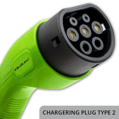 Ładowarka Qoltec do samochodu elektrycznego EV z regulacją 2w1 Typ2 | 11kW | CEE 5 PIN | Wi-Fi | LCD | 3 fazy | Przenośna | Wallbox | 5m