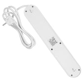 Listwa zasilająca Maclean MCE395 W, przedłużacz 5 gniazd + 3xUSB, 110-240V AC 50/60Hz, 2.1A max 2500W, 1,5m, biała