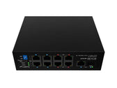 Switch niezarządzalny Lanberg Light industrial POE 4XBT 4XAT SFP+ETH DIN Fast Ethernet