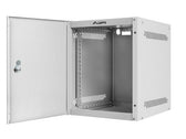 Szafa instalacyjna Rack wisząca 10" 6U 280x310mm szara Lanberg (flat pack) drzwi metalowe
